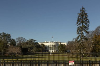 Washington DC 'deki Beyaz Saray, ABD.
