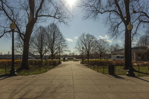 Washington Abd Öğleden Sonra Bir Park Manzarası — Stok fotoğraf