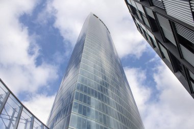 Iberdrola Kulesi, Eylül 2019, Bilbao, Pais Vasco, İspanya.