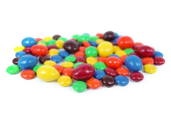 Seçici odak renkli şeker arka plan — Stok fotoğraf