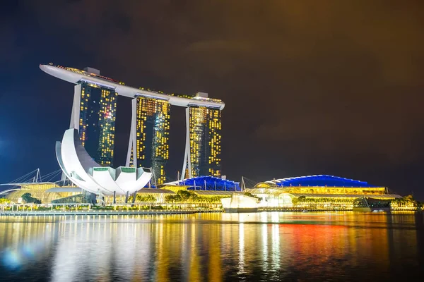 Paisaje de la Marina Bay Sands — Foto de Stock