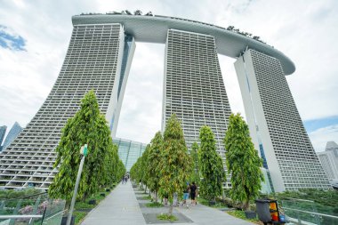 Marina Bay Sands Singapur manzara.