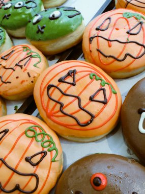 Kavram Halloween pasta kek kadar kapalı