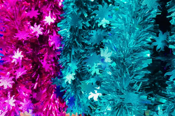 Equipamento de decoração de Natal fundo colorido — Fotografia de Stock