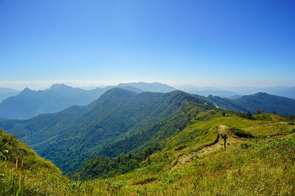 Landscape of Phu Chee Fa, Chiang Rai Thailand