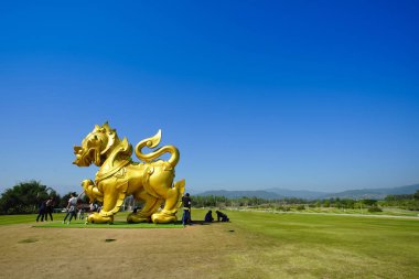 Singha şekil Singha Park, Chiang Rai.