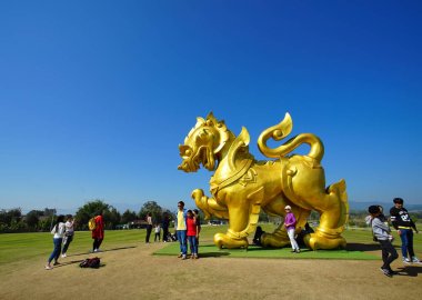 Singha şekil Singha Park, Chiang Rai.