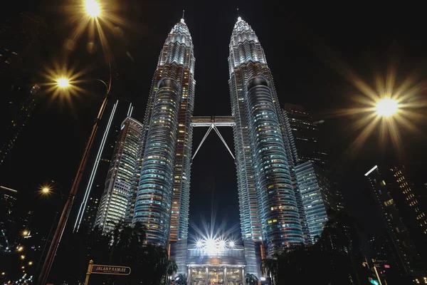 Torres Gemelas Petronas en Kuala Lumpu, Malasia . — Foto de Stock