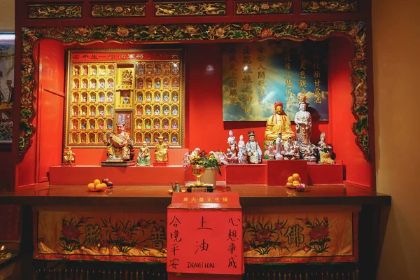 El templo chino en Kuala Lumpur llamado Guan Di Temple . — Foto de Stock