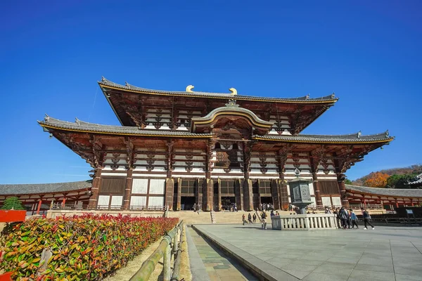 Den största träbyggnaden i världen Todaiji Temple. — Stockfoto