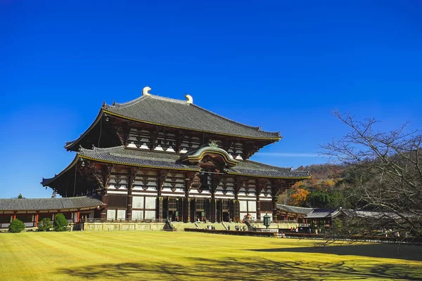 Den största träbyggnaden i världen Todaiji Temple. — Stockfoto
