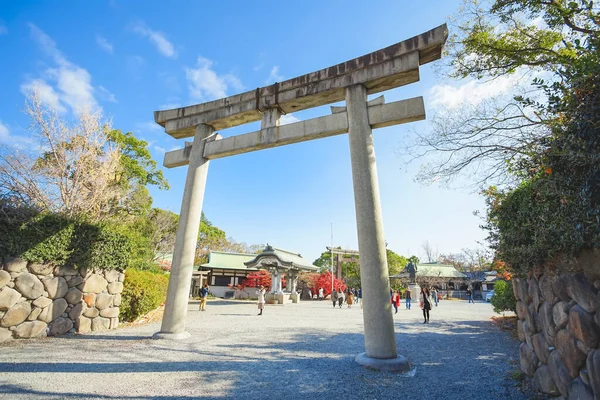 Osaka Japão Dezembro 2019 Bela Cena Parque Castelo Osaka Cidade — Fotografia de Stock