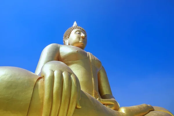 Largest Buddha Statue World Wat Muang Ang Thong Province Thailand — Stock Photo, Image