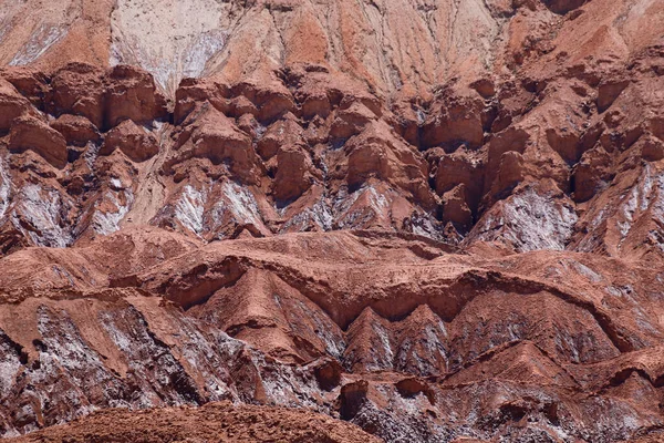 アタカマ砂漠の風景をご覧ください 火星の谷 マルテ渓谷 とコルディレラ アタカマ砂漠 チリの岩 — ストック写真