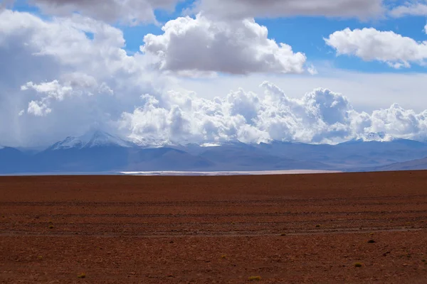 Landschap Van Boliviaanse Hooglanden Woestijnlandschap Van Het Andesplateau Van Bolivia — Stockfoto
