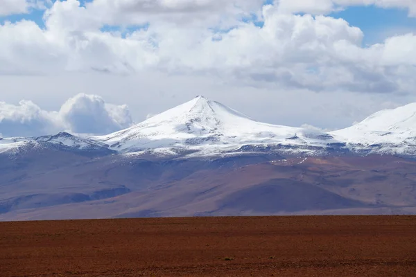 Paisaje Del Altiplano Boliviano Paisaje Desértico Meseta Andina Bolivia Con — Foto de Stock