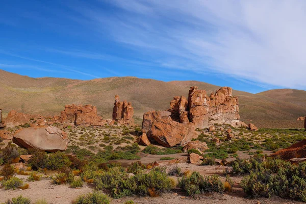 Formaciones Rocosas Italia Perdida Las Tierras Altas Andinas Bolivia Paisaje — Foto de Stock