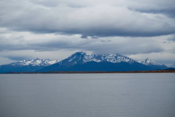 Krajobraz Chilijskiej Patagonii Koło Puerto Natales Chile — Zdjęcie stockowe