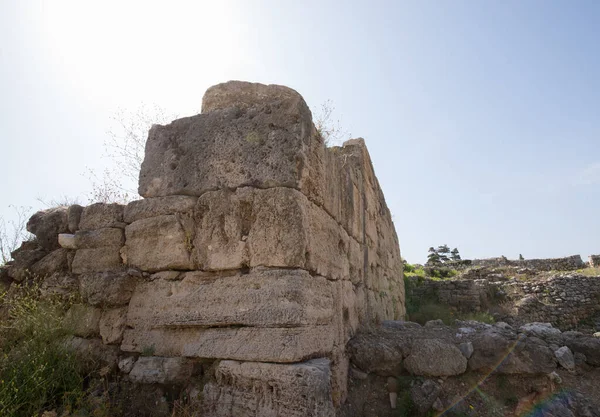 Vue Sur Les Ruines Romaines Byblos Byblos Liban Juin 2019 — Photo
