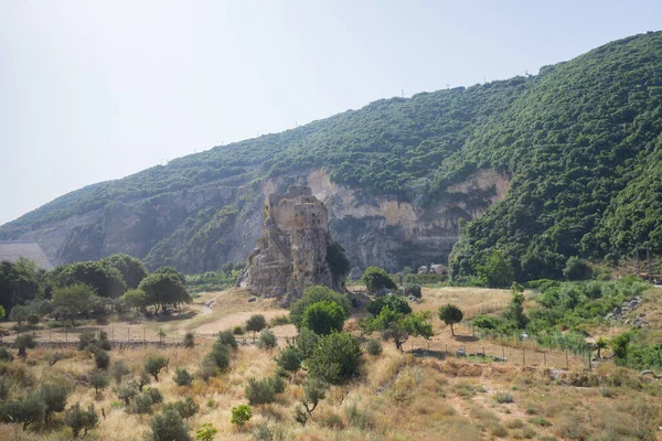 Mseilha要塞沿着连接Byblos和的黎波里的公路 Batroun Lebanon June 2019 — 图库照片