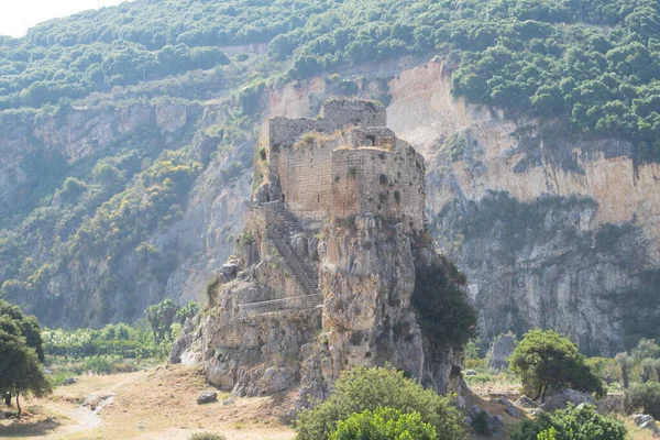 Φρούριο Mseilha Κατά Μήκος Του Δρόμου Που Συνδέει Byblos Την — Φωτογραφία Αρχείου