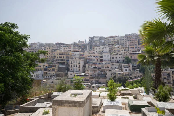 Vista Ciudad Trípoli Desde Ciudadela Raymond Saint Gilles Una Fortaleza — Foto de Stock