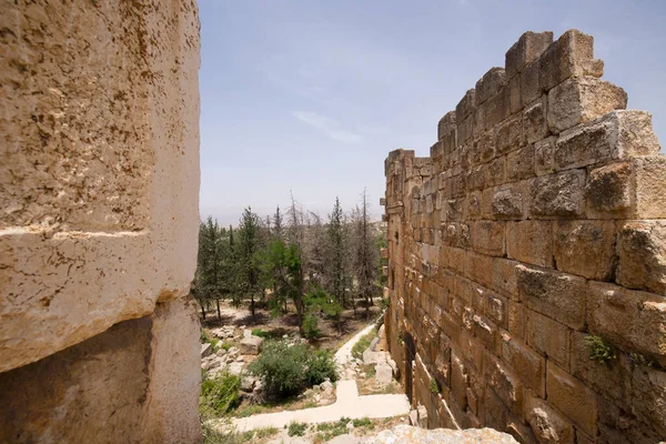 Las Ruinas Ciudad Romana Heliópolis Baalbek Valle Beqaa Baalbek Líbano — Foto de Stock