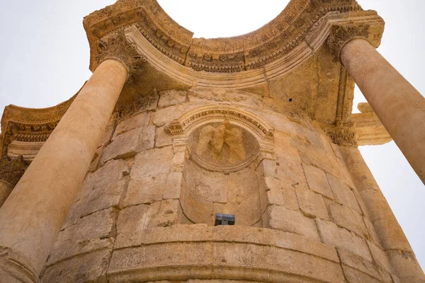 Świątynia Wenus Ruiny Rzymskiego Miasta Heliopolis Lub Baalbek Dolinie Beqaa — Zdjęcie stockowe