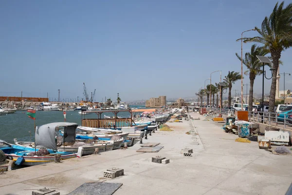 Port Historic Center Sidon Sidon Ancient Phoenician City Sidon Lebanon — Stock Photo, Image