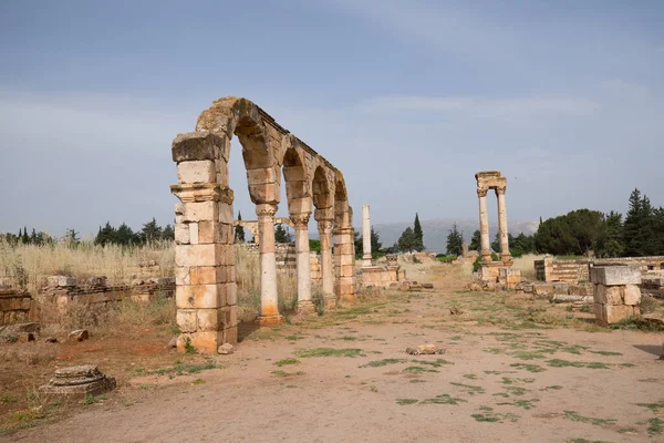 Ruins Umayyad City Anjar Beqaa Valley Lebanon June 2019 — Stock Photo, Image