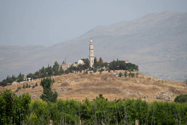 Ένα Τζαμί Στην Κοιλάδα Beqaa Beqaa Valley Λίβανος Ιούνιος 2019 — Φωτογραφία Αρχείου