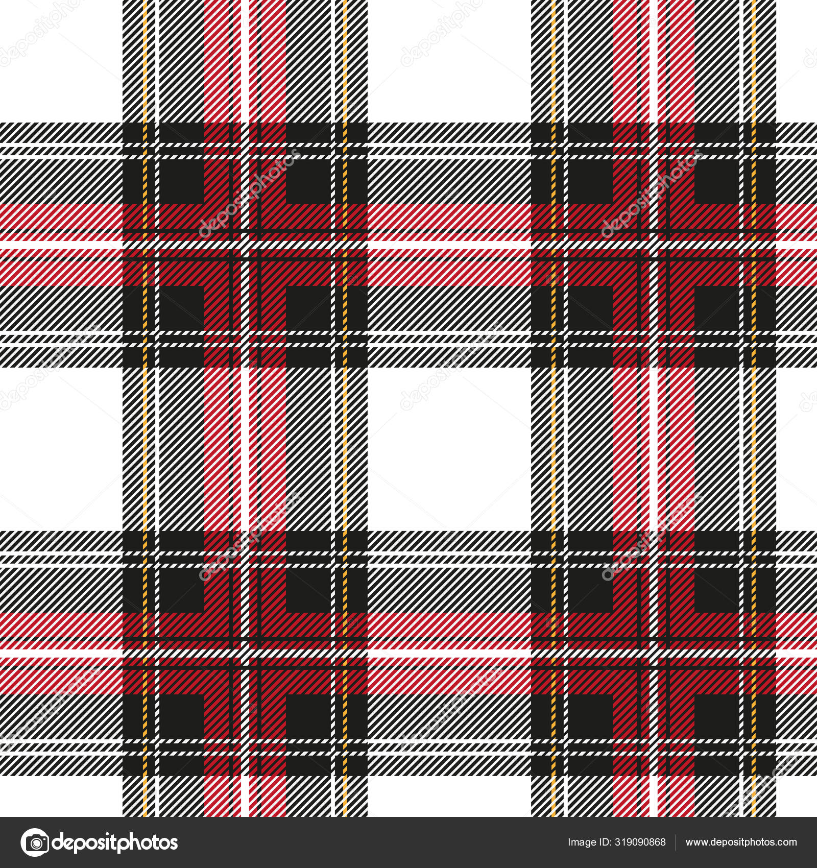 Vetores de Textura De Tecido Sem Costura Xadrez Tartan Vermelho e