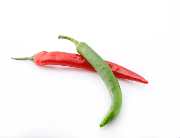 Chili Pepper Shot White Background Isolate — Stock Photo, Image