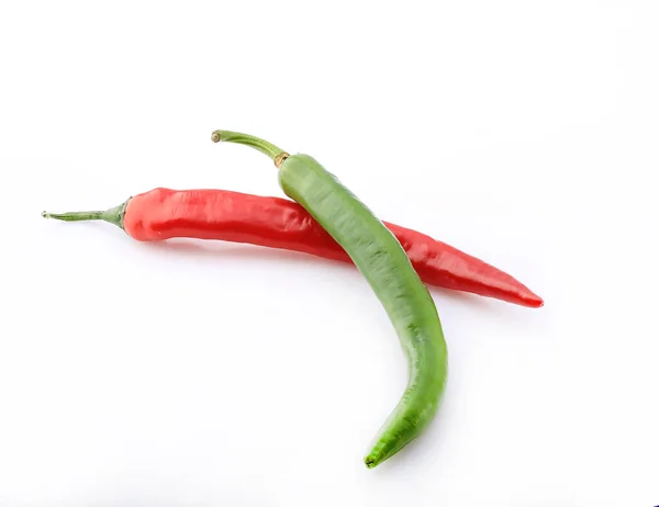 Pimiento Picante Sobre Fondo Blanco Aislar — Foto de Stock