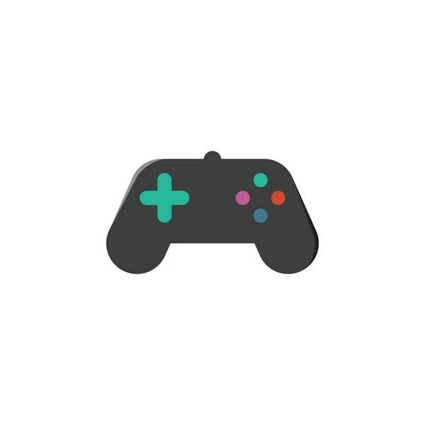 Videojáték vezérlő ikon vektor, joystick szimbólum — Stock Vector