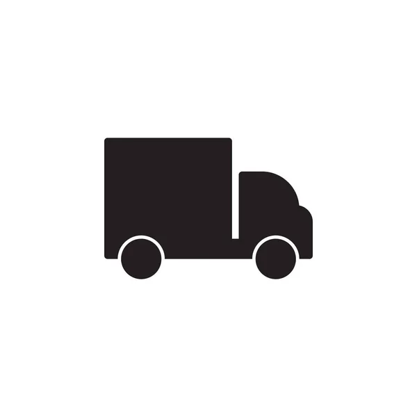 Ikona ciężarówki wektor izolowany na białym tle — Wektor stockowy