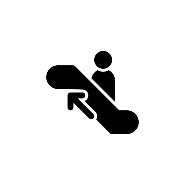 Icône escalator pour signe public. vecteur EPS10 Illustration — Image vectorielle