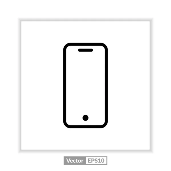 Icono Del Teléfono Móvil Símbolo Del Teléfono Celular Vector Smartphone — Vector de stock