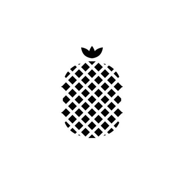 Ananas Ikonunun Çizim Vektörü Grafiği Desen Nesneleri Tasarımı Için Mükemmel — Stok Vektör