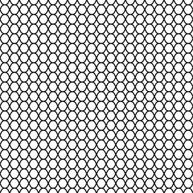 Çizgi Soyut net eğrisi beyaz arkaplan ile siyah renk ile pürüzsüz desen.