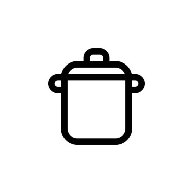 Pan simgesi izole edilmiş vektör EPS10