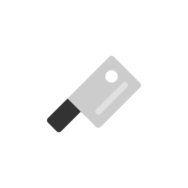 Butcher Knife Icon Vector Any Purposes — Stock Vector