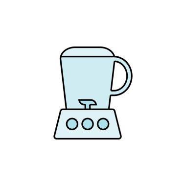 Beyaz arka plan üzerinde izole blender simgesi