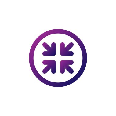 Simge vektörünü küçült. çokluortam oynatıcı arayüz düğmesi ve herhangi bir amaç için mükemmel