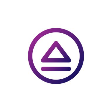 ortam simgesi vektörünü aç. çokluortam oynatıcı arayüz düğmesi ve herhangi bir amaç için mükemmel