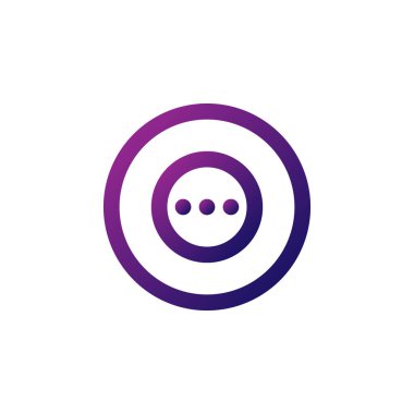 üç nokta menü ikon vektörü. çokluortam oynatıcı arayüz düğmesi ve herhangi bir amaç için mükemmel