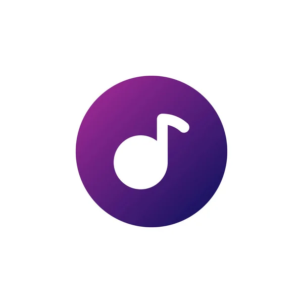 müzik notası ikon vektörü. çokluortam oynatıcı arayüz düğmesi ve herhangi bir amaç için mükemmel