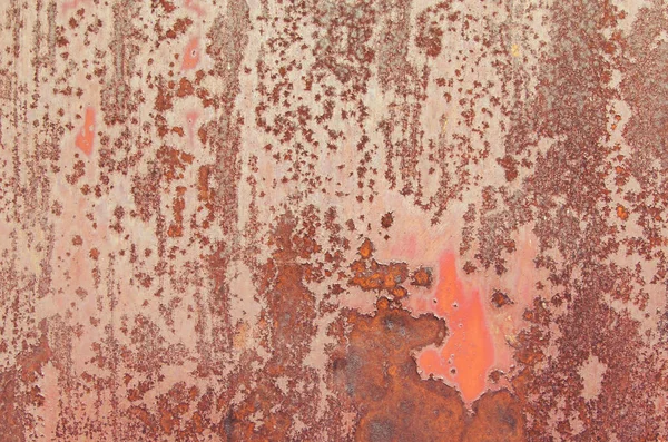 Textuur van rode roest op metaal — Stockfoto