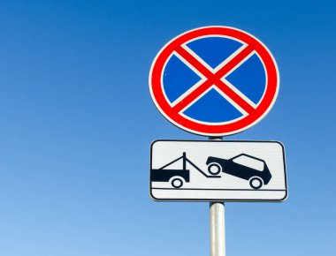 Yol işareti kurtarma çekici servisleri durdurmak 