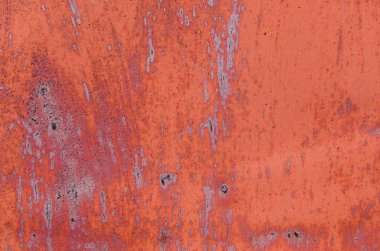 Kırmızı çelik doku pas